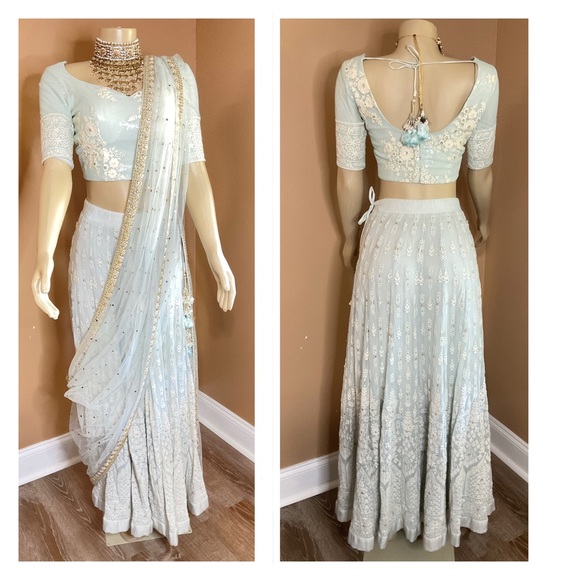 Dresses & Skirts - Blue Lehenga Choli
